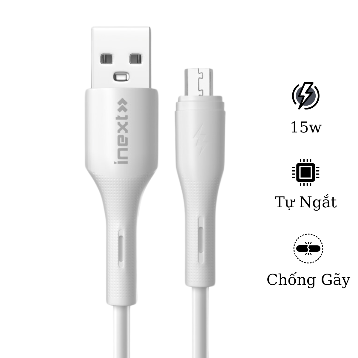 Cáp Sạc Nhanh 15W iNext X9
